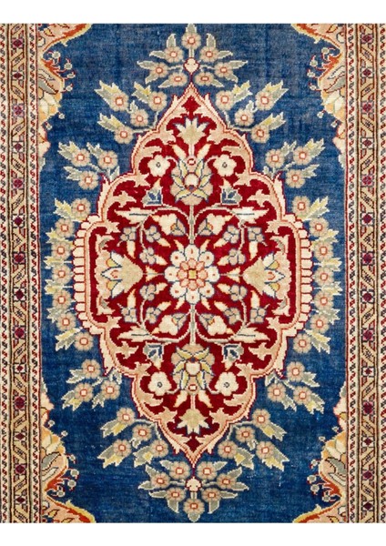 60 x 90 cm Ipek Eski El Yapımı Kayseri Halısı, Dekoratif Duvara Askısı
