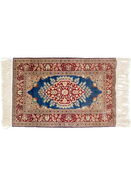 60 x 90 cm Ipek Eski El Yapımı Kayseri Halısı, Dekoratif Duvara Askısı