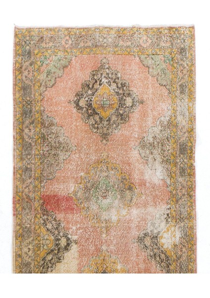 140 x 392 cm Eşsiz Türk Yolluk Halı, 1950'LERDE Yapıldı. Koridor Dekoru Için El Yapımı Yün Halı fiyatları