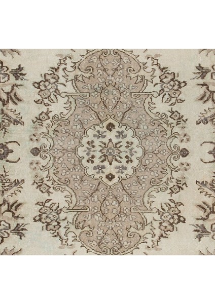 207 x 307 cm Türkiye'den Eski El Yapımı Bahçe Tasarımı Geleneksel Yün Halı fırsatları