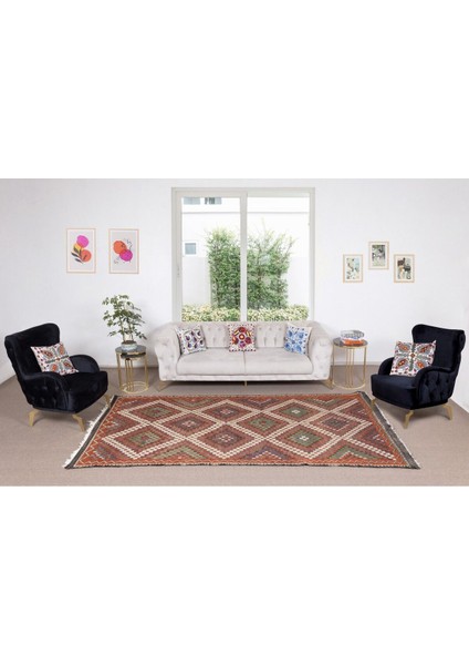 165 x 327 cm Benzersiz Eski Dekoratif El Dokuması Cicim Kilim. Yün. Jajim Kilim fiyatları