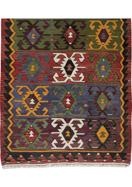 160 x 350 cm Çok Renkli El Dokuması Eski Türk Kilimi indirimleri