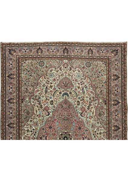 194 x 308 cm Eski El Yapımı Türk Yünü Alan Halısı, Yünlü Dekoratif Halı fırsatları