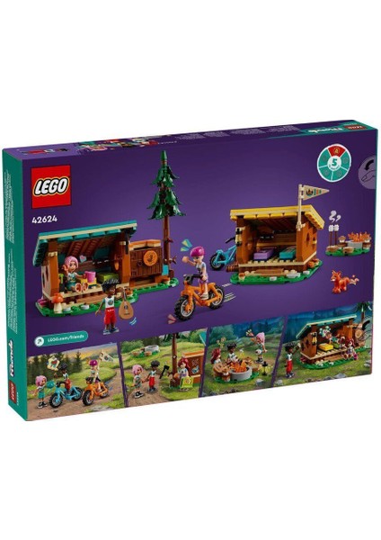 42624 LEGO Friends Macera Kampı Şirin Kulübeler 437 Parça +7 Yaş
