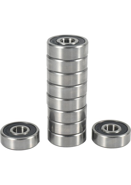 10 Adet 628RS 8MMX24MMX8MM Çift Mühürlü Minyatür Sabit Bilyalı Rulman (Yurt Dışından)