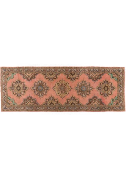 147 x 405 cm Koridor Dekoru Için Eşsiz El Yapımı Eski Türkiyeden Yolluk Halı, Antre Hol Halı indirimleri