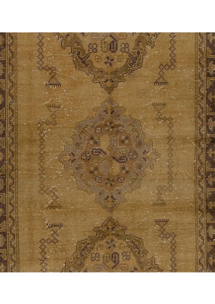143 x 350 cm Koridor Dekoru Için Otantik El Düğümlü Eski Türk Yolluk Halısı, Antre Hol Halı fırsatları