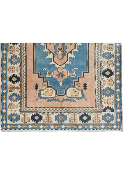 185 x 256 cm Ev Dekoru Alan Halısı, Modern El Yapımı Geometrik Desenli Halı, Yün