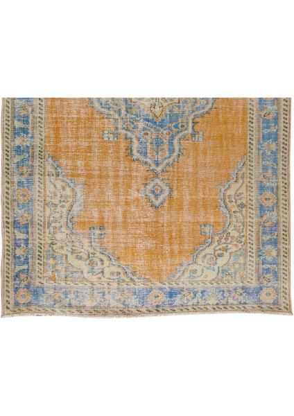 180 x 273 cm El Yapımı Yünlü Halı, Yüzyıl Ortası Madalyon Tasarımlı Geleneksel Halı indirimleri