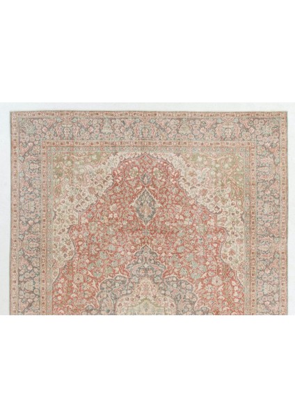 265X390 cm Eski Türünün Tek Eşi Anadolu Yün Alan Halısı, El Yapımı Halı