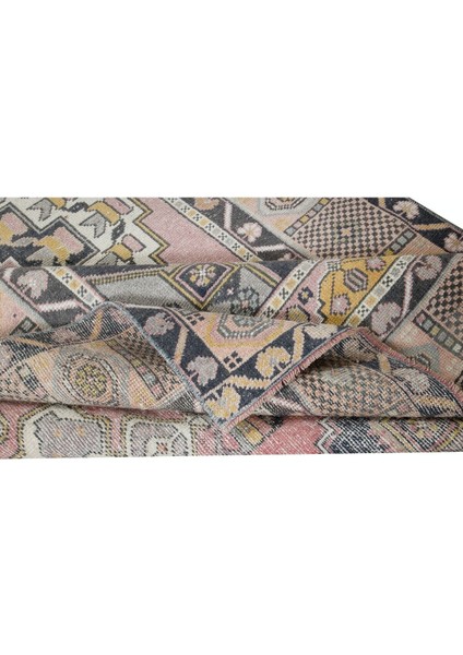 138 x 265 cm Eski Türk Kabile Halısı, Geleneksel El Yapımı Köy Halısı, Yün modelleri