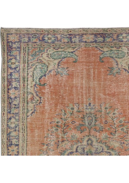 175 x 283 cm Eski Geleneksel El Yapımı Türk Halısı, Yünlü El Düğümlü Halı fırsatları