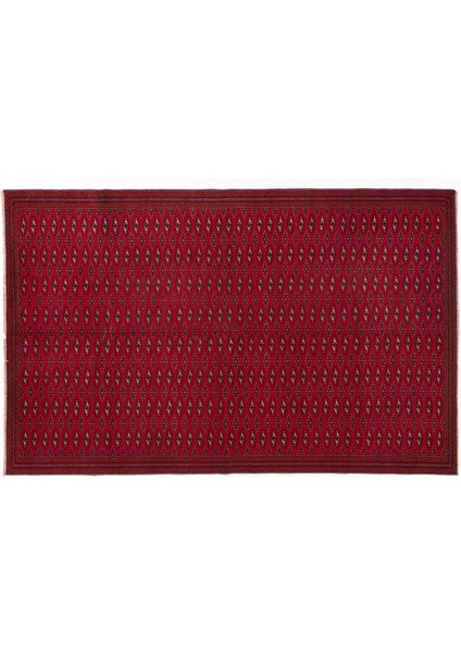 184 x 290 cm Orta Asya'dan Eski El Yapımı Halı. Kırmızı Renkli Yün Halı indirimleri