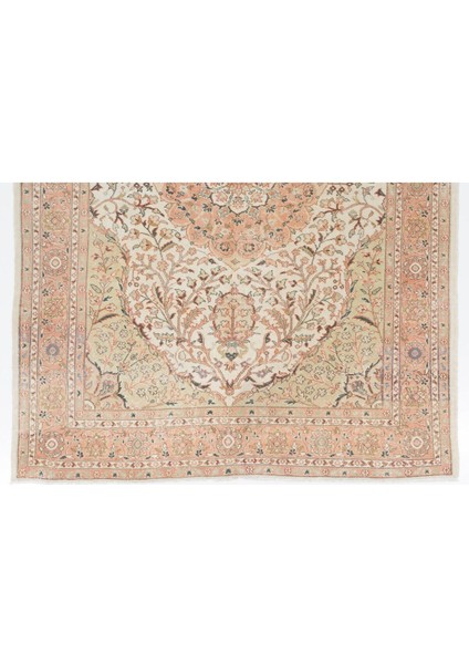 217 x 285 cm Benzersiz Kaliteli Eski Ladik Yün Halı, El Yapımı Muhteşem Halı