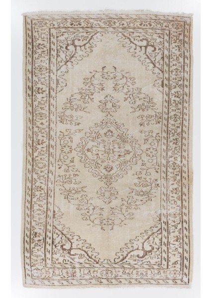 160 x 256 cm Eski Anadolu Uşak Halı. Ofis ve Ev Için Harika. El Düğümlü Yün Halı