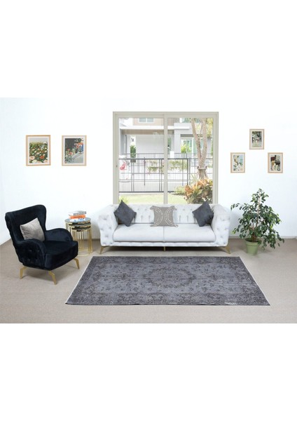 170 x 252 cm El Yapımı Türk Halısı, Gri El Dokuması Halı, Modern Yünlü Halı fiyatları