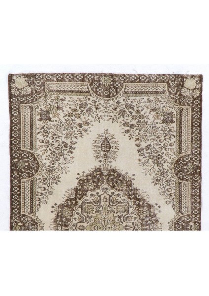 165 x 270 cm Doğal Bej ve Kahverengi Yün Eski Güneşte Soldurulmuş Isparta Halısı fiyatları