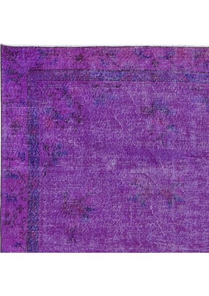 193 x 323 cm Mor Dış & Iç Mekan Halısı, El Yapımı Halı, El Dokuma Türk Halısı, Eski Yenilenmiş Halı fırsatları