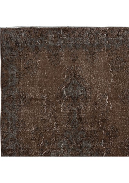 170 x 317 cm Kahverengi Tonlarda El Dokuması Halı, Modern El Düğümlü Halı, Eski Türk Halısı fırsatları