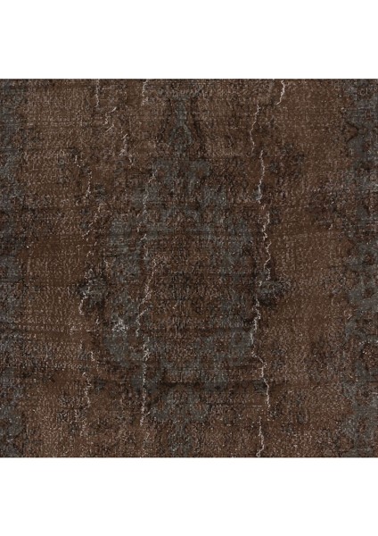 170 x 317 cm Kahverengi Tonlarda El Dokuması Halı, Modern El Düğümlü Halı, Eski Türk Halısı indirimleri