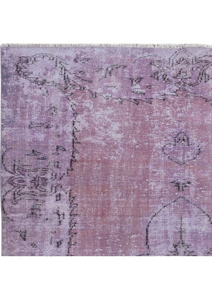 187 x 286 cm Mor Tonlarda El Dokuması Halı, Modern El Düğümlü Halı, Eski Türk Halısı fırsatları