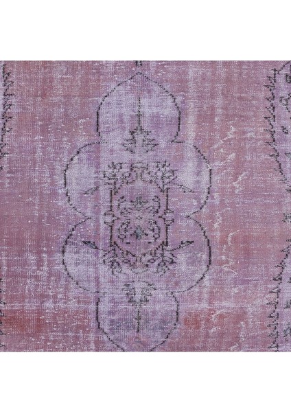 187 x 286 cm Mor Tonlarda El Dokuması Halı, Modern El Düğümlü Halı, Eski Türk Halısı indirimleri