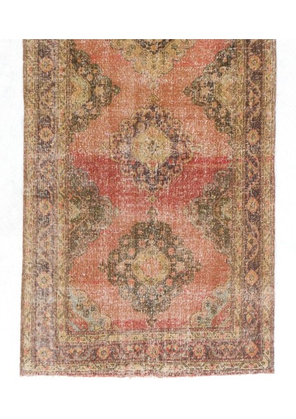 143 x 373 cm Koridor Için El Yapımı Eski Köy Yolluk Halısı, Antre Hol Halı modelleri