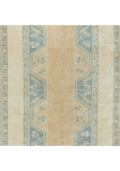196 x 293 cm Soluk El Düğümlü Uşak Halısı, Eski Geometrik Anadolu Halısı, Yaklaşık 1950'LERDEN fırsatları