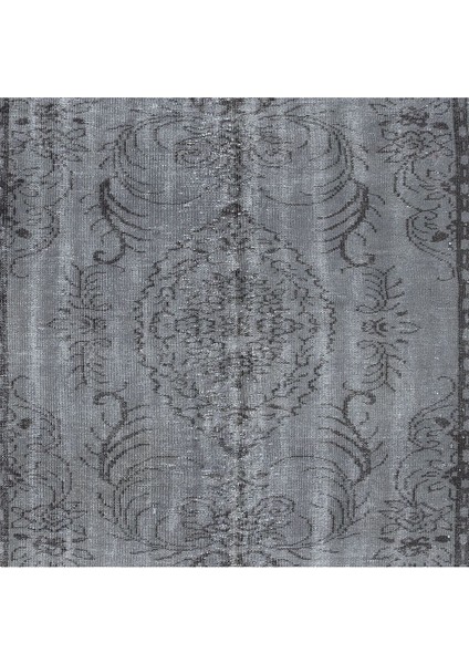 185 x 297 cm Gri Tonlarda El Dokuması Halı, Modern El Düğümlü Halı, Eski Türk Halısı indirimleri