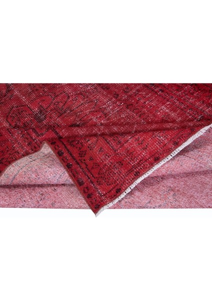 152 x 250 cm , Kırmızı Oturma Odası Halısı, Yenilenmiş Türk Halısı, El Düğümlü Alan Halısı modelleri