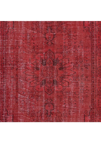 152 x 250 cm , Kırmızı Oturma Odası Halısı, Yenilenmiş Türk Halısı, El Düğümlü Alan Halısı indirimleri