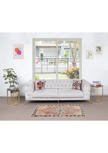 73 x 145 cm 20.yüzyıl Ortası Küçük Türk Halısı, El Düğümlü Halı, Dekoratif Paspas fiyatları