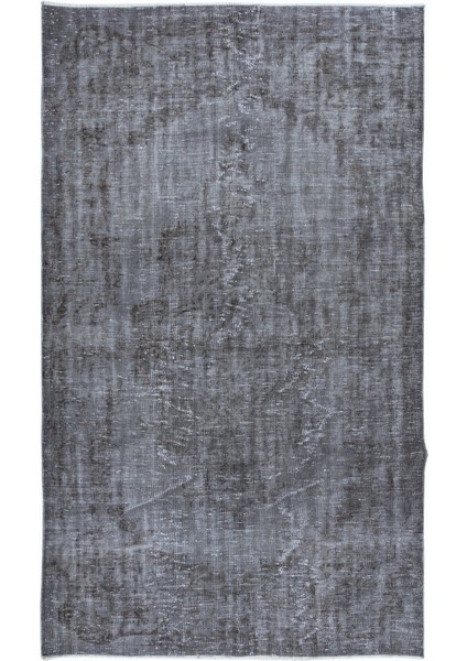 155 x 262 cm Modern El Yapımı Halı, Gri Çocuk Odası Halı, Gri Ev Dekoru