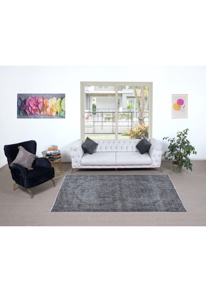 155 x 262 cm Modern El Yapımı Halı, Gri Çocuk Odası Halı, Gri Ev Dekoru fiyatları