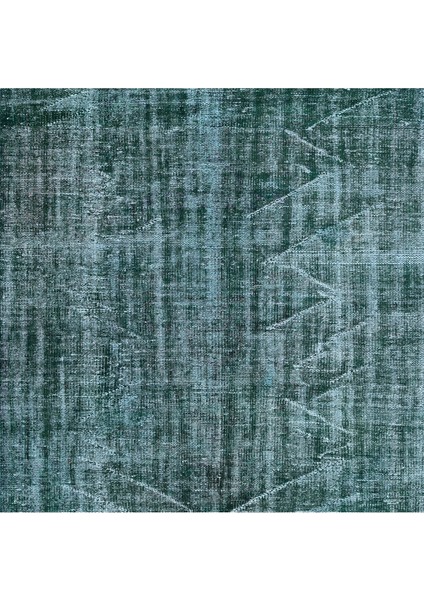 157 x 262 cm Yeşil Tonlarda El Dokuması Halı, Modern El Düğümlü Halı, Eski Türk Halısı indirimleri