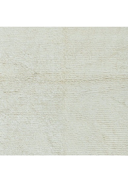 97 x 110 cm D Bej Eski Anadolu "tülü" Halısı, Doğal Yün, Minimalist Küçük Halı