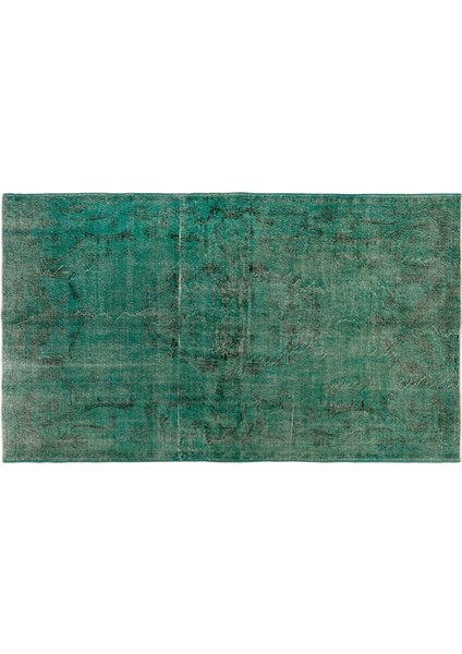 (171 x 276 cm ) Yeşil Tonlarda El Dokuması Halı, Modern Isparta Anadolu Halısı indirimleri