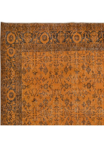 202 x 318 cm Turuncu El Düğümlü Halı, Modern Mutfak Halısı, Modern Ofis Halısı fırsatları