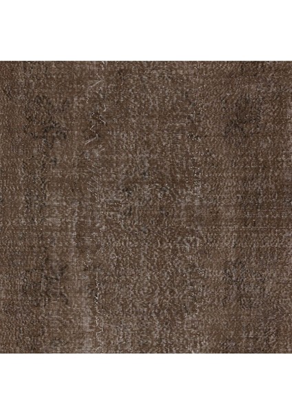 170 x 268 cm Modern Ev ve Ofis Dekoru Için Kahverengi Halı, El Yapımı Anadolu Halı