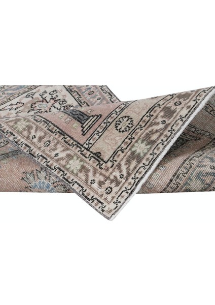 74 x 116 cm 20.yüzyıl Ortası El Yapımı Küçük Halı, Eski Paspas Halı, Dekoratif Paspas modelleri
