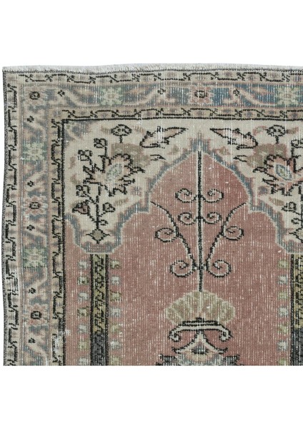74 x 116 cm 20.yüzyıl Ortası El Yapımı Küçük Halı, Eski Paspas Halı, Dekoratif Paspas fırsatları
