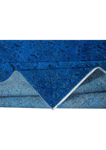 200 x 310 cm El Dokuması Halı, Mavi Modern Halı, El Yapımı Yünlü Halı modelleri