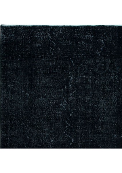208 x 297 cm El Dokuması Büyük Halı, Düz Siyah Modern Halı, El Yapımı Yünlü Halı fırsatları