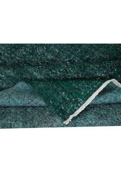 155 x 265 cm Modern Ev Dekoru Halı, Yeşil El Yapımı Halı, Geleneksel Yünlü Halı modelleri