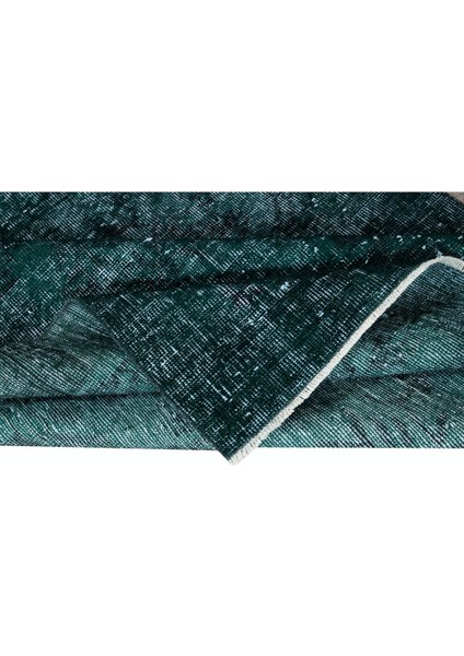 112 x 196 cm Çağdaş El Düğümlü Halı, Yeşil El Dokuması Yün ve Pamuktan Yapılmış Alan Halısı modelleri