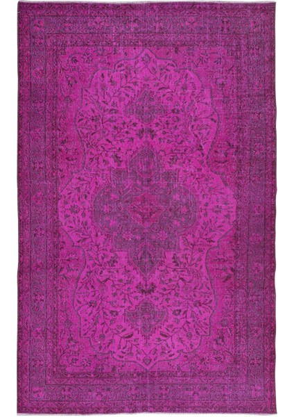 193 x 298 cm , Pembe El Dokuması Halı, Mutfak ve Yemek Odası Için Modern Halı