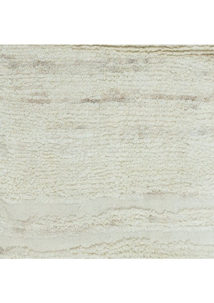 105 x 112 cm Doğal Boyasız Bej Yünden Minimalist Eski El Yapımı Anadolu Küçük Tülü Halı indirimleri