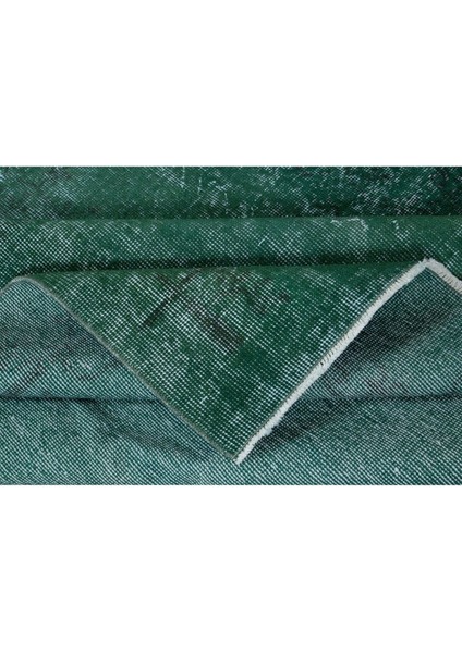 153 x 262 cm Yeşil El Dokuması Halı, El Düğümlü Alan Halısı, Eski Türk Halısı modelleri