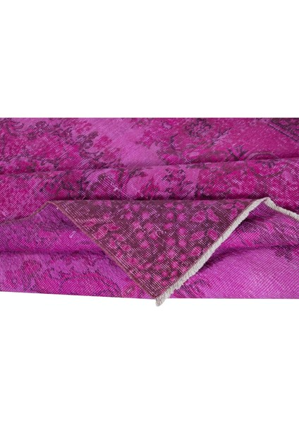 166 x 272 cm , Pembe Oturma Odası Halısı, Yenilenmiş Türk Halısı, El Düğümlü Alan Halısı modelleri