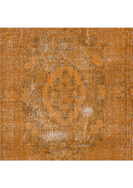 160 x 238 cm El Yapımı Turuncu Halı, El Dokuması Eski Halı, Modern Türk Halısı indirimleri